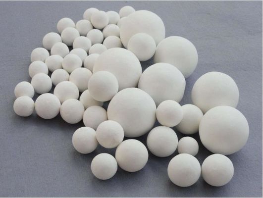 92% 99% High Al2o3 Inert Alumina Ceramic Balls High Temperature Resistance
