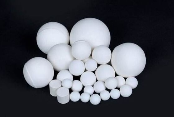 Grey White Inert Catalyst Bed Support Balls Superior Grinding Efficiency