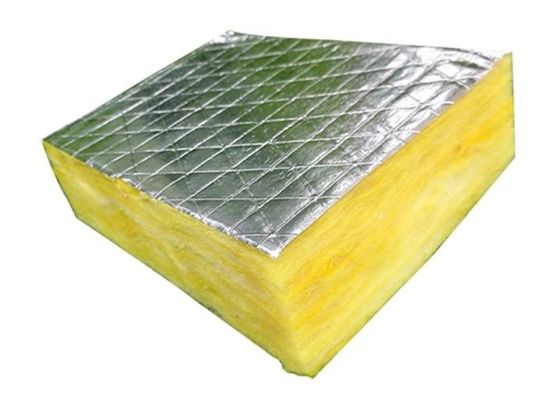 Soundproof 100mm Glass Wool Insulation For Building Roof CE Standard