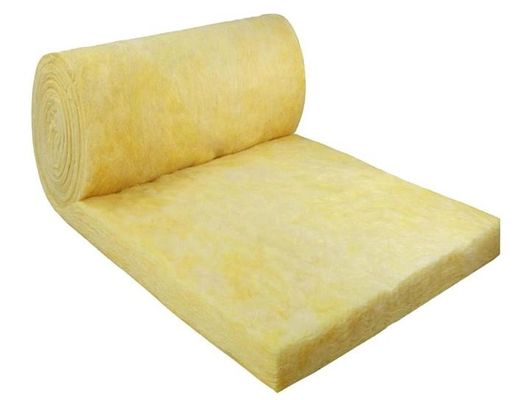 Heat Insulation Fiber Glass Wool 25mm 50mm Thick Noise Reduction Function