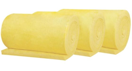 Heat Insulation Fiber Glass Wool 25mm 50mm Thick Noise Reduction Function